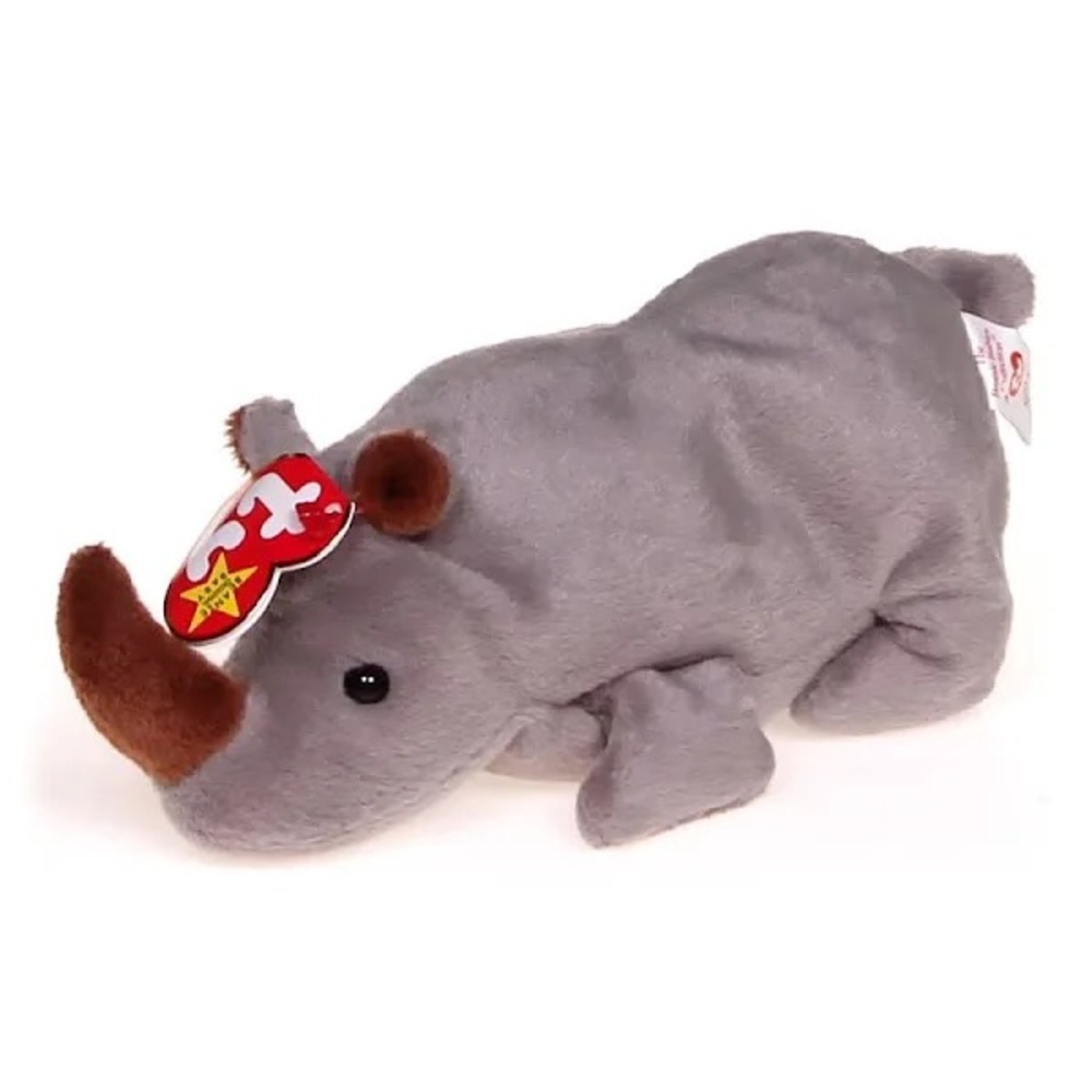 Ty Beanie Babie Spike the Rhinoceros
